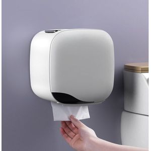Waterdichte Tissue Box Double-Layer Punch-Gratis Opbergdoos Plastic Bad Toiletrolhouder Wall Mounted Papier Dispenser voor Thuis