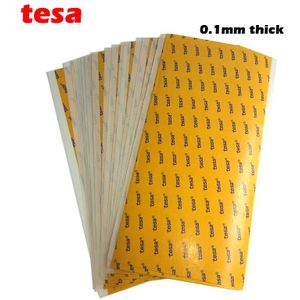 Tesa 68547 Dunne 0.1Mm Dikke Huisdier Dubbelzijdig Super Sticky Zware Zelfklevende Vel 4 &quot;X 8&quot; 100Mm * 200Mm Heldere Transparante Kleur