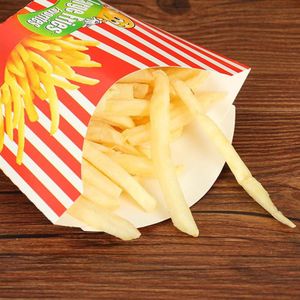 100 Stuks Snack Papier Containers Franse Fry Doos Draagbare Voedsel Box Case Snack Verpakking Supplies Voor Home Shop