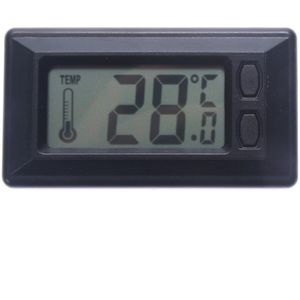 1Pcs Auto Accessoires Organizer 2 In 1 Digitale Thermometer Klok Auto Auto Lcd Clip-On Kalender Automotive Blauw backlight Klok
