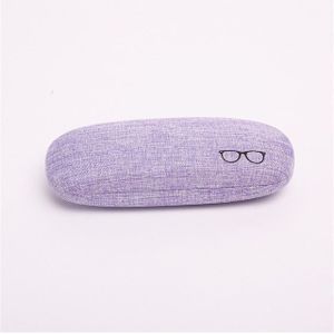 Bril Case Hard Shell Linnen Stoffen Eyewear Cases Cover Beschermende Voor Mannen Vrouwen Zonnebril Eyeglasse