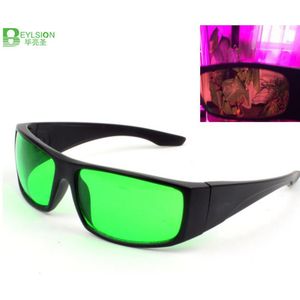 Beylsion Plant Licht Eye Protect Bril Led Grow Room Bril Anti-Glare Anti-Uv Groene Lens Bril Voor Tent Kas