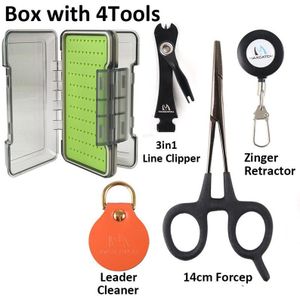 Maximumcatch Fly Vissen Tools Accessoire & Tang & Retractor & Nipper & Fly Box Flies