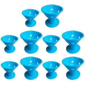 10Pcs Siliconen Krulspelden Paddestoel Bell Magic Roller Krultang Diy Haar Styling Tool Geen Warmte Haar Krultang