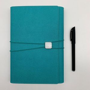 Retro Elastische Bandage A5 Leather Journal Cover Notepad Effen Kleur Journal Notebook Agenda Planner Kantoor Vlakte Notebook