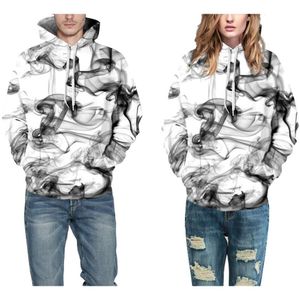 Mannen/Vrouwen 3D Mistig Digitale Afdrukken Hoodies Unisex Mode Trekkoord Sweatshirt Casual Sportswear Losse Streetwear Top