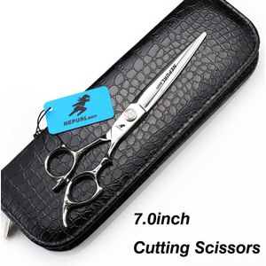 7.0 Inch High-End Plum Handvat Persoonlijkheid Kappersscharen Huisdier Kappersscharen Platte Shear