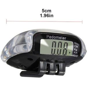 Mini Elektronische Lcd Digital Run Stappenteller Loopafstand Stap Calorie Counter D0AE