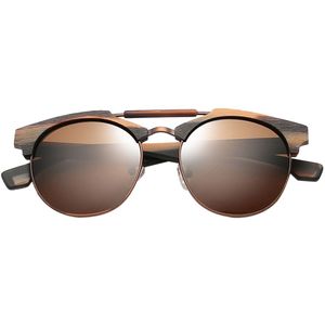 Retro Gepolariseerde Zonnebril Voor Vrouwen Mannen Hout Been Nachtzicht Glazen Voor Rijden Reizen Spuare Spiegel Brillen UV400 Oculos