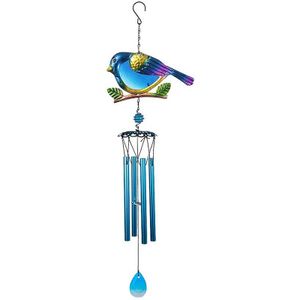 Windgong Outdoor Indoor Decor Windchime, Mobiele Romantische Blauwe Vogel Windgong Voor Thuis Festival Tuin Decoratie