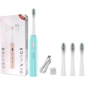 Elektrische Tandenborstel Oplaadbare Tand Borstels Wasbaar Elektronische Whitening Tanden Borstel Volwassen Timer Borstel Sonische Tandenborstel