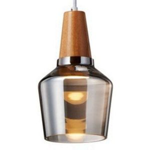 Moderne Led Glazen Hanglamp Armatuur Met Hout Vintage Rustieke Opknoping Lamp Voor Cafe Bar Restaurant Home Deco Loft Verlichting