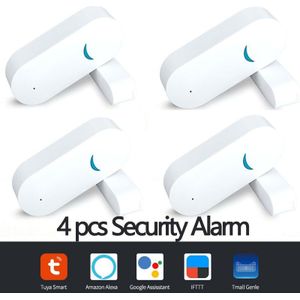 Thuis Slimme Deur Alarm/Tuya Wifi Raam Deur Sensor Deur Open Gesloten Detectoren Wifi App Kennisgeving Alert Beveiliging Alarm systeem