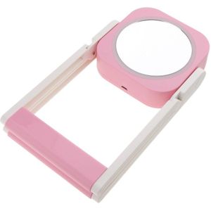 Led Verlichte Make-Up Spiegel Schoonheid Stand Badkamer Spiegel Cosmetische Opvouwbare