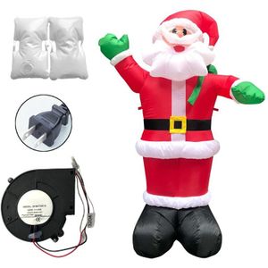 1 Set 120Cm/240Cm Opblaasbare Led Verlichting Kerst Kerstman Decoratie Outdoor Tuin Yard Blow Up Halloween props Speelgoed