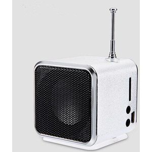 TD-V26 Mini Speaker Draagbare Digitale LCD Sound Micro SD/TF FM Radio Speaker Muziek Stereo Luidspreker voor Laptop Telefoon