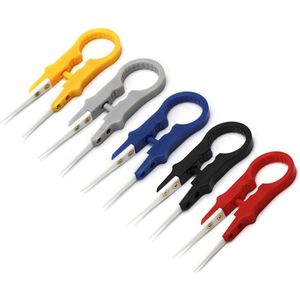 Multifunctionele Diy Keramische Pincet Hittebestendige Anti-Statische Industriële Precisie Rechte Pincet Repair Tool