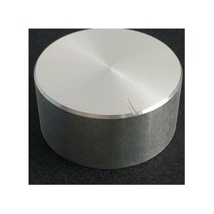GHH Zilver 48X22mm Aluminium Potentiometer Knop voor 6 mm Gekartelde As Controle Cap Te Vervangen Gebruik MI0450