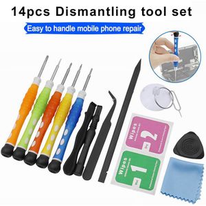 14 Pcs Telefoon Reparatie Kit Magnetische Schroevendraaier Set Professionele Elektronica Reparatie Tool Set Voor Smartphones, Tablets, Computers