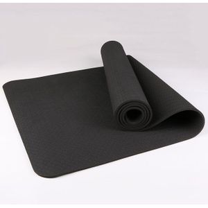 1830*610*6Mm Yoga Mat Tpe Antislip Gymnastiek Mat Pilates Workout Mat Voor Yoga Fitness Gym thuis Yogamat Met Strip Zak