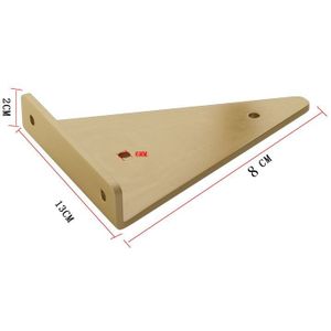 1Pc Driehoek Muur Beugel Vaste Lade Plank Wandmontage Hout Metaal Rechte Beugel Huishoudelijke Hardware