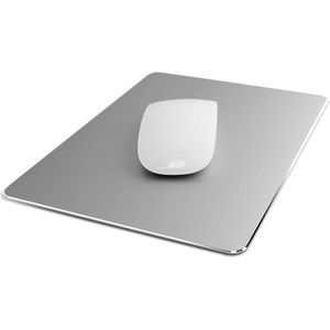 Aluminium Gladde Muismat Hard Metal Slanke Bureau Mat Rubberen Anti-slip Bodem Speed Control Mousepad Voor Gaming shippin