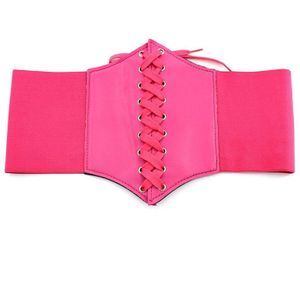 Mode Vrouwen Elastische Brede Riemen Body Vormgeven Bandage Taille Band Jurk Jas Trui Lady Decoratieve Tailleband