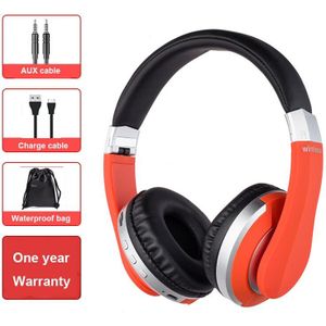 MH7 Draadloze Bluetooth Headset Bass Hoofdtelefoon Voor Smartphone Pc Computer Opvouwbare Stereo Oortelefoon Met Geheugenkaart Aux Kabel