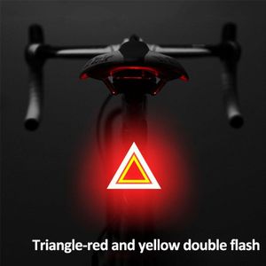 Fiets Licht 5 Verlichting Tailight Modes Fietslicht Usb Charge Led Bike Light Flash Strobe Opsteekt Voor Mountainbike Zadelpen