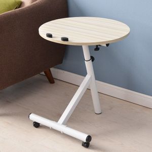 Huishoudelijke Beweegbare Moderne Eenvoudige Lifting Ovale Salontafel Woonkamer Koffietafel Laptop Stand Nachtkastje Kleine Bijzettafel