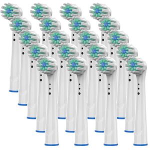 20Pcs Opzetborstels Voor Oral B Elektrische Tandenborstel Voordat Power/Pro Gezondheid/Triumph/3D Excel/Schoon Precisie Vitaliteit