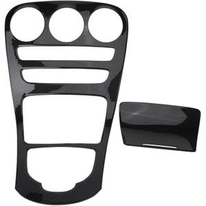 Abs Center Console Panel Decoratie Cover Trim 2 Stuks Voor Mercedes Benz C Klasse W205/Glc X253 Carbon Fiber kleur
