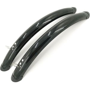 700C Weg Fiets Spatbord Fixed Gear Bike Retro Fiets Fenders Stad Fiets Spatbord Zwart Zilver Fiets Praktische Accessoires