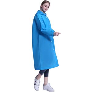 Vrouwen Mannen Hooded Carry Camping Wandelen Corrosiebestendig Split Type Eva Semi-Transparante Fietsen Poncho Volwassen Regenjas