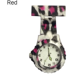 Kleurrijke Silicone Ronde Wijzerplaat Quartz Pocket Verpleegster Horloge Quartz Broche Arts Verpleegkundige Opknoping Horloges XRQ88