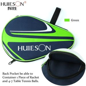 Huieson Tafeltennis Racket Container Bag Kalebas Vorm Voor Fl Handvat Racket 4-7 Ballen Grote Capaciteit Tafeltennis case