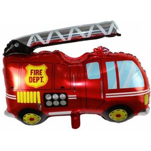 Verjaardagsfeestje Decoratie Baby Shower Cartoon Auto Brandweerwagen Trein Ambulance Folie Ballon