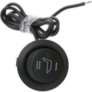 12V Universele 3 Pins Ronde Heater Motorfiets Autostoel Rocker Schakelaar Aan/Uit