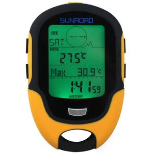 Waterdichte FR500 Multifunctionele Lcd Digitale Hoogtemeter Barometer Kompas Draagbare Outdoor Camping Wandelen Klimmen Hoogtemeter Gereedschap