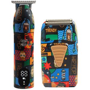 Mannen Tondeuse Trimmer Usb Oplaadbare Graffiti Set Mannen Trimmer Professionele Tondeuse Trimmer Voor Mannen Kapper Wmark
