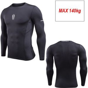 Overgewicht Mannen Running T-Shirt Lange Mouw 5XL 6XL Plus Size Print Compressie Shirts Quick Dry Fitness Huid Strakke Elastische Tops