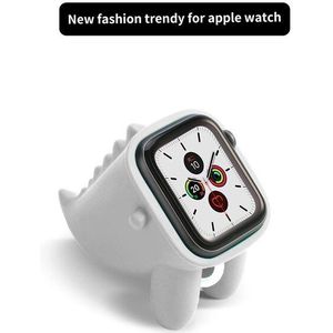 Opladen Stand Voor Apple Watch 3 44Mm 40Mm Cartoon Siliconen Accessoires Apple Watch 4 42Mm 38Mm Voor iwatch Serie 5 4 3 2 1