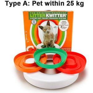 Beste Plastic Cat Toilet Training Kit Kattenbak Puppy Kattenbakvulling Mat Kat Wc Trainer Wc Huisdier Schoonmaken Kat Training product