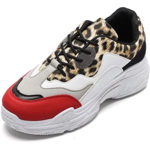 Mode vrouwen Schoenen Leer Spons Schoenen vrouwen Sneakers vrouwen Leopard Sneakers Lichtgewicht Comfortabele Viper Z12-49