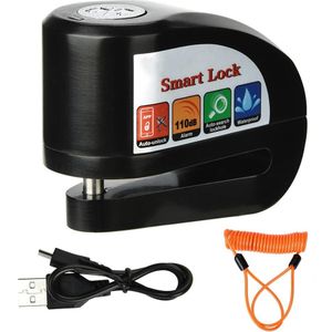 Lock + Touw Y801 Smart Bluetooth Motorfiets Fietsslot App Keyless Auto-Diefstal Slot