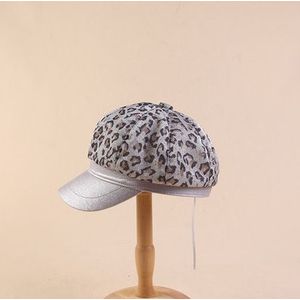 casual vrouwen vintage luipaard print vizieren hoeden temperament comfortabele verstelbare verse eenvoudige zoete outdoor vizieren