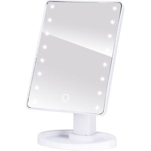 2 Kleuren Led Vergrootglas Professionele Make-Up Spiegels Met Verstelbare Touch Screen Professionele Verlichte Spiegel Beauty Make-Up Tools