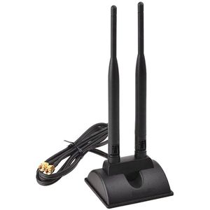 2.4G/5G Dual-Band Antenne Met 6.5Ft Verlengkabel 6DB Magnetische Basis Draadloze Netwerkkaart Wifi sma Antenne