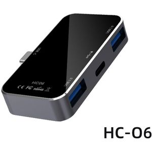 6in1 3in1 Usb Type C Hub Adapter Voor Macbook Pro Air Allloptop 4K USB-C Naar Hdmi, usb 3.0 Poorten, Tf Sd Kaartlezer, Pd Snel Opladen