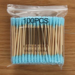 100/48/26Pcs Wegwerp Wattenstaafjes Houten Stok Neus Oren Schoonmaken Gezondheidszorg Schoonmaken Makeup Tools